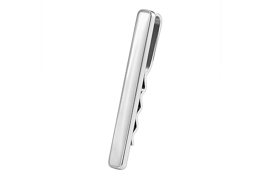 Karisma Krawattennadel Hochwertige Herren Edelstahl Krawattennadel Perlmutt günstig online kaufen