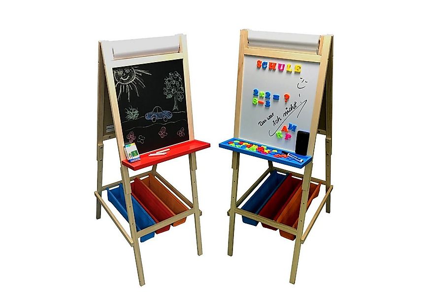 TikTakToo Standtafel Maltafel Schultafel Kreide- und Whiteboard-Tafel für K günstig online kaufen