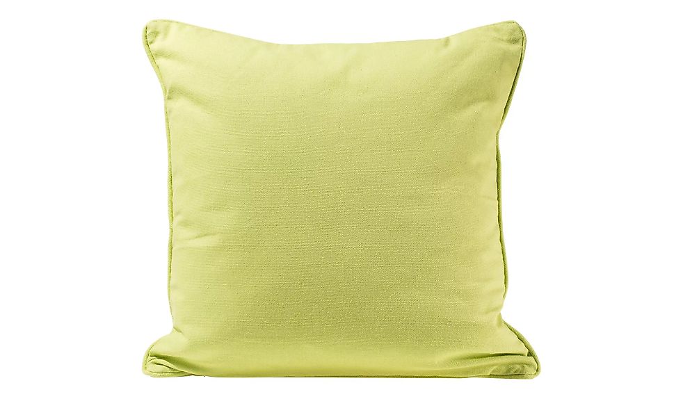 HOME STORY Kissen  Bella - grün - 100% Polyesterfüllung - 40 cm - Sconto günstig online kaufen
