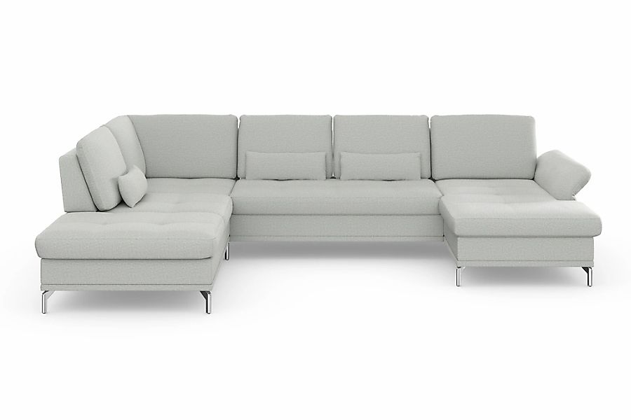 INOSIGN Wohnlandschaft »Palm Beach U-Form« Federkern, mit Sitztiefenverstel günstig online kaufen