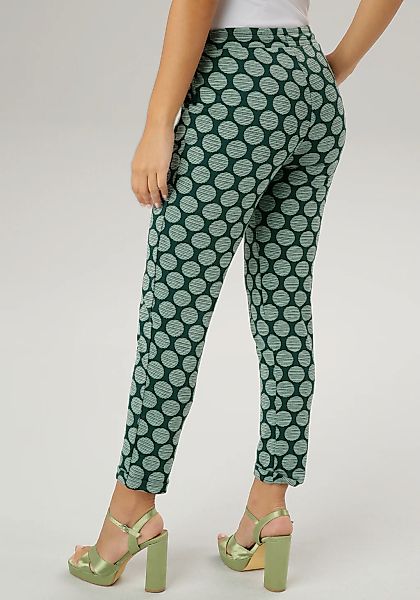 Aniston SELECTED Schlupfhose mit gestreiften Punkten günstig online kaufen