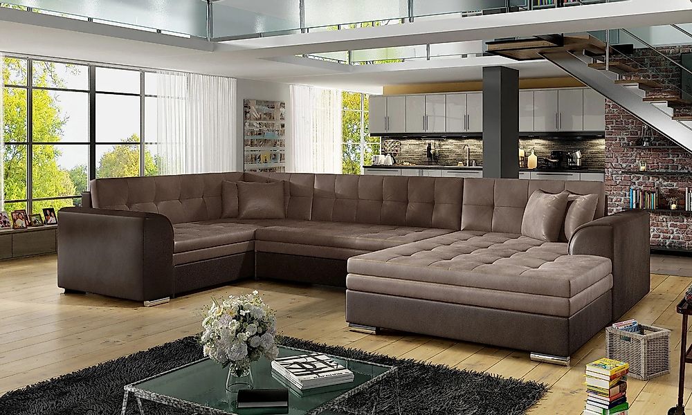 MOEBLO Wohnlandschaft DARIO U, ohne Bettkasten günstig online kaufen