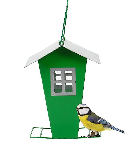 Bubble-Store Vogelhaus Metall Futtersilo, Metallschlaufe günstig online kaufen