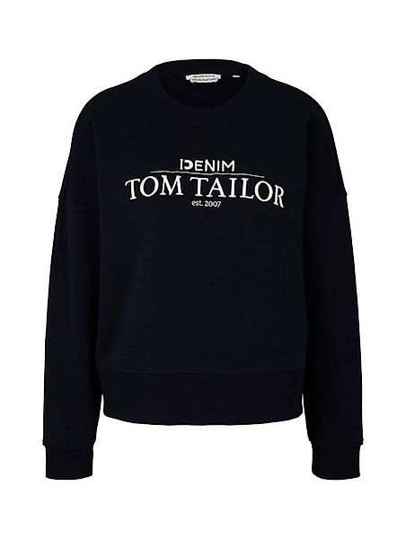 TOM TAILOR Sweatblazer oversized logo sweat günstig online kaufen