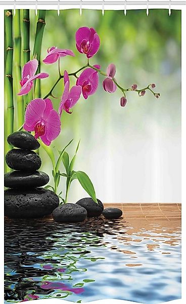 Abakuhaus Duschvorhang Badezimmer Deko Set aus Stoff mit Haken Breite 120 c günstig online kaufen