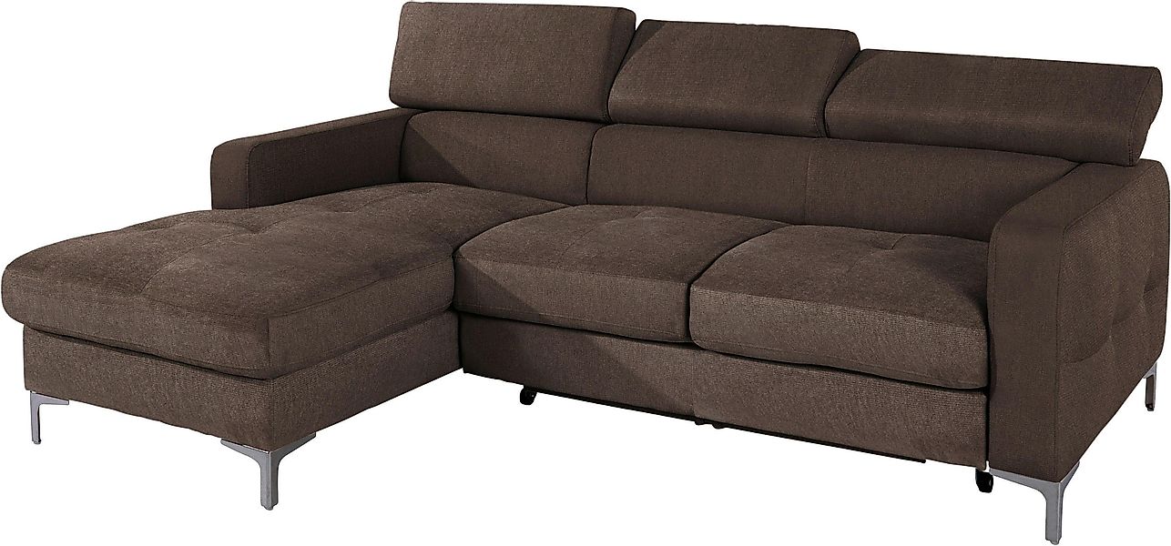 COTTA Ecksofa Sammy L-Form, mit Kopfteilverstellung, günstig online kaufen