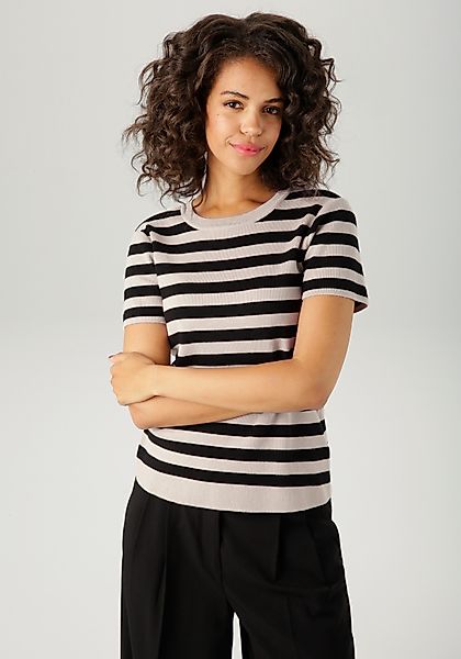 Aniston CASUAL Strickpullover im Streifen-Dessin - günstig online kaufen