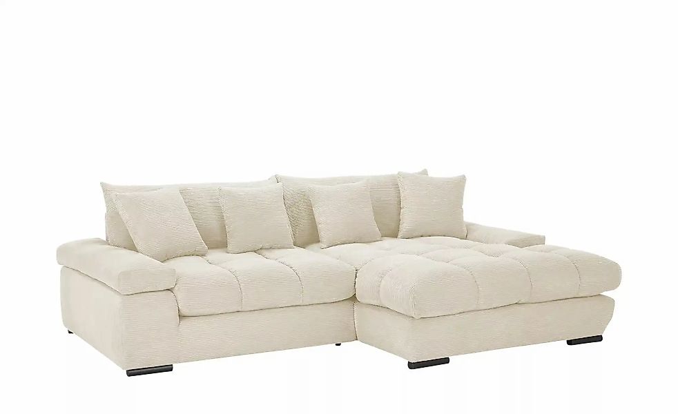 bobb Ecksofa mit trendigem Cordbezug Hella ¦ creme ¦ Maße (cm): B: 303 H: 9 günstig online kaufen