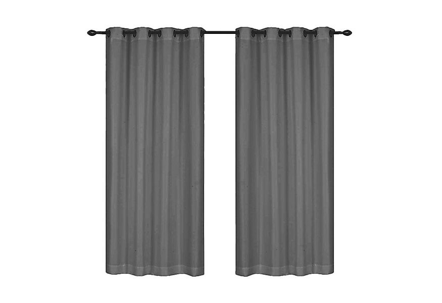 Jibenhome Gardine Wasserdicht Outdoor Vorhang mit Ösen Gardinen UV Schutz T günstig online kaufen