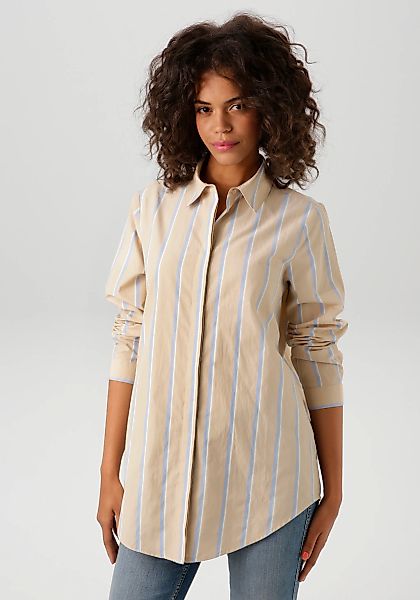 Aniston CASUAL Hemdbluse, im pastelligen Streifen-Dessin günstig online kaufen