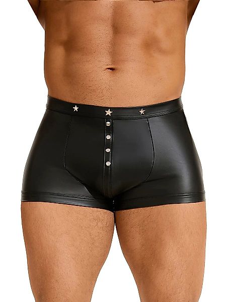 Lau-Fashion Boxershorts Herren Nieten Wetlook Lack günstig online kaufen