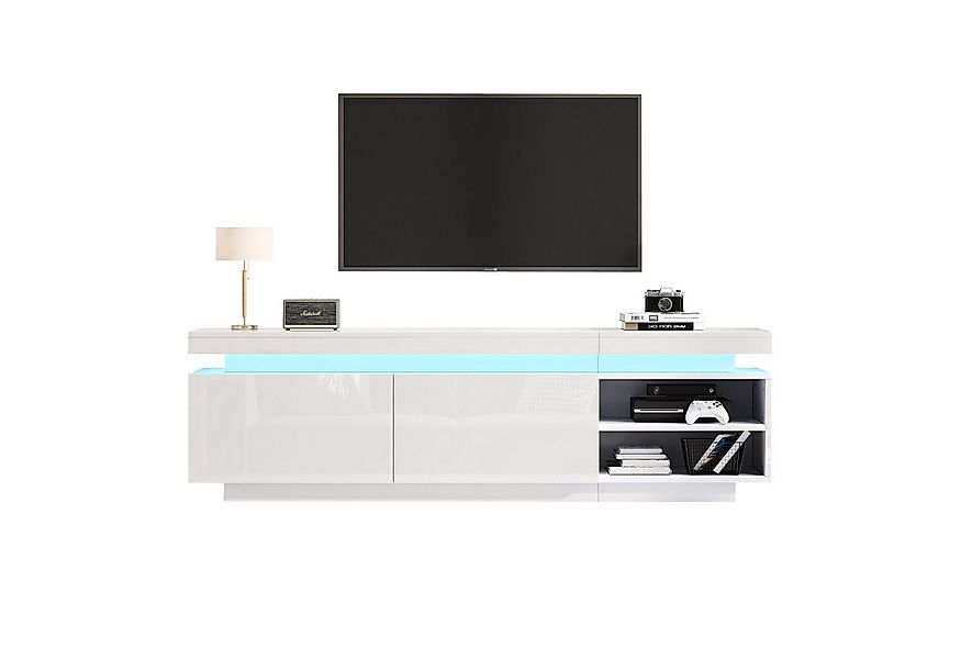 OKWISH Lowboard mit großen Stauraum (TV-Schrank Fernsehtisch,TV-Board,TV-St günstig online kaufen