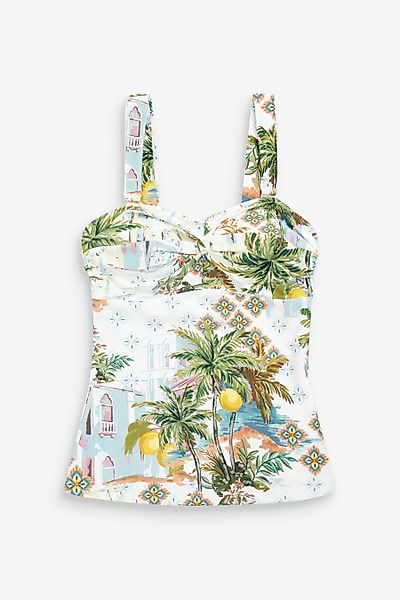Next Tankini-Top Bauchformender trägerloser Tankini breite günstig online kaufen