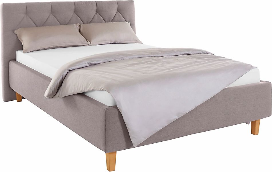Home affaire Polsterbett "Sunley 100" Kreuzsteppung, Kopfteilhöhe 102 cm, o günstig online kaufen
