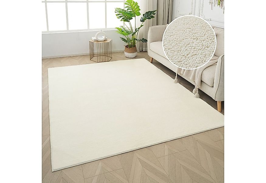 my home Teppich Cali light, weich, modern, waschbar, rechteckig, Höhe: 13 m günstig online kaufen