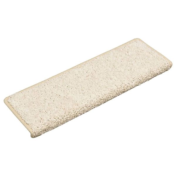 vidaXL Stufenmatten 15 Stk 65x21x4 cm Weiß Rechteckiger Rand 134581 günstig online kaufen