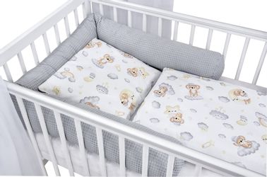 Baby-Delux Komplettbett Hausbett Babybett Komplettset Waffelpique, günstig online kaufen