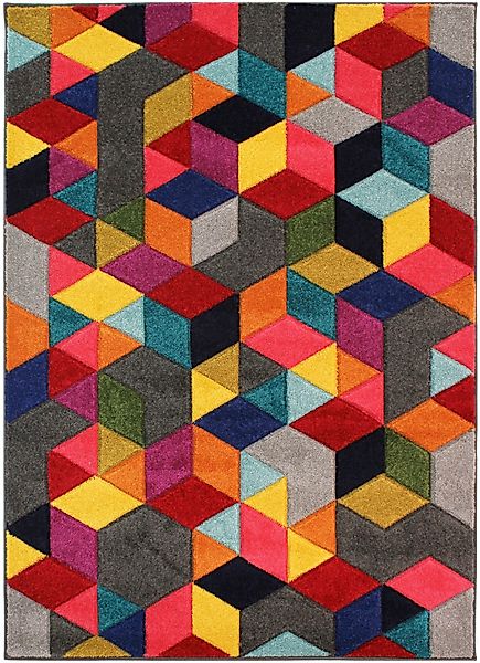 FLAIR RUGS Teppich "Dynamic" rechteckig 10 mm Höhe fußbodenheizungsgeeignet günstig online kaufen