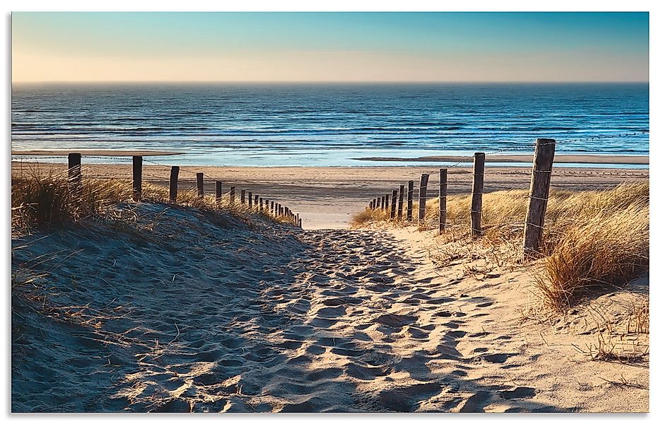 Artland Küchenrückwand »Weg zum Nordseestrand Sonnenuntergang«, (1 tlg.), A günstig online kaufen