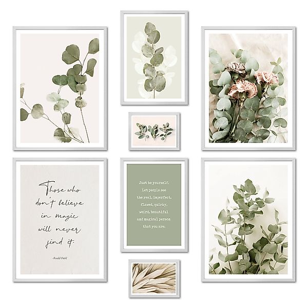 ARTFAVES Bilder-Collage Poster Set - EUCALYPTUS günstig online kaufen