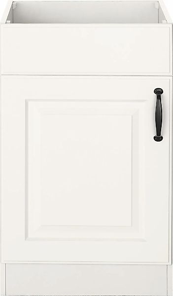 wiho Küchen Spülenschrank "Erla", 50 cm breit mit Kassettenfront, ohne Arbe günstig online kaufen