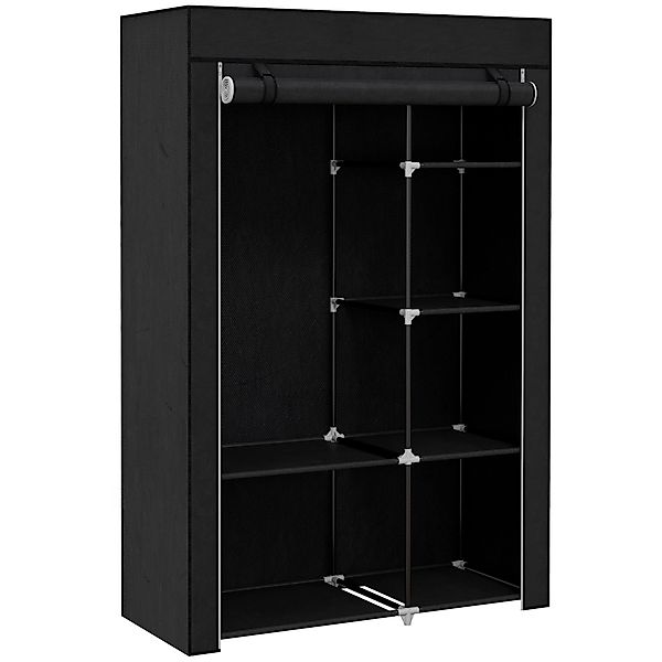 HOMCOM Stoffschrank Klappbarer Kleiderschrank Faltbare Garderobe günstig online kaufen