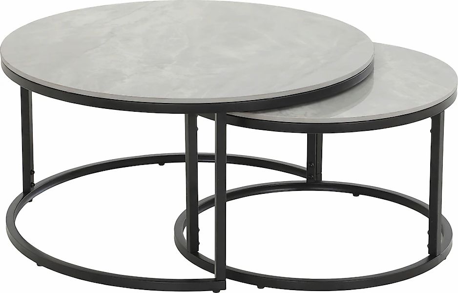 HELA Satztisch "LUIS Topseller, Couchtisch rund" Set, 2 Stk. tlg. 2er Set, günstig online kaufen