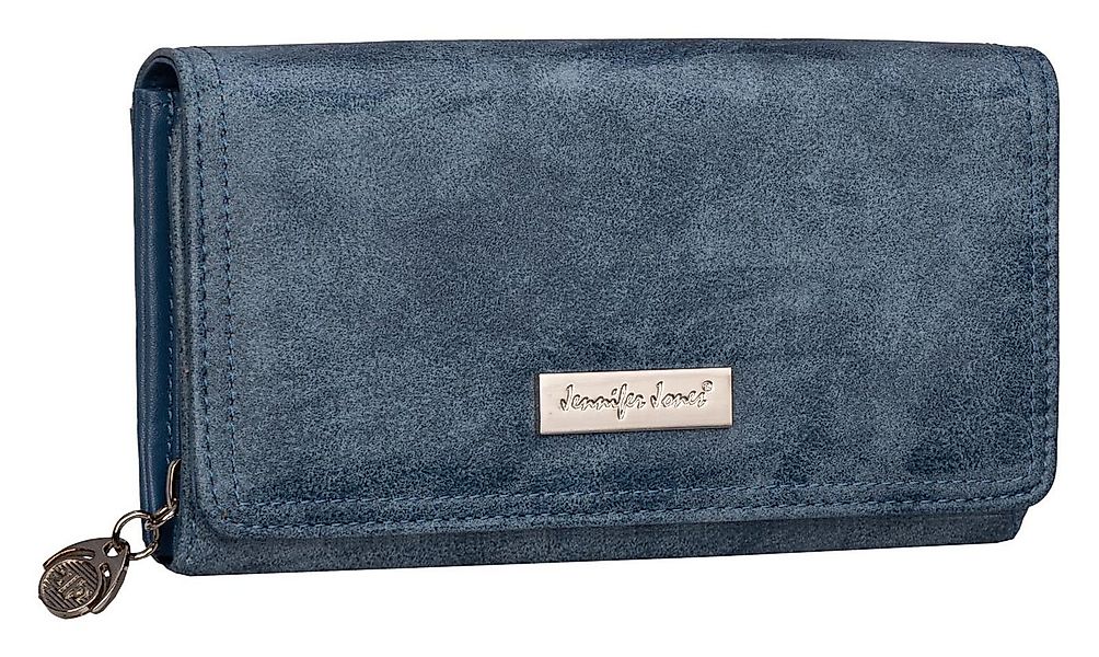 Jennifer Jones Geldbörse JENNIFER JONES Damen Geldbörse Portemonnaie Navy, günstig online kaufen
