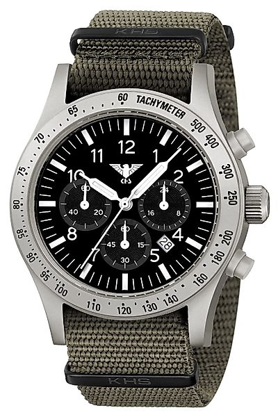KHS Quarzuhr Platoon Solar Stahl Nato günstig online kaufen