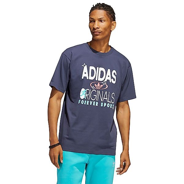 Adidas Originals Forever Sport Kurzärmeliges T-shirt M Shadow Navy / Multic günstig online kaufen