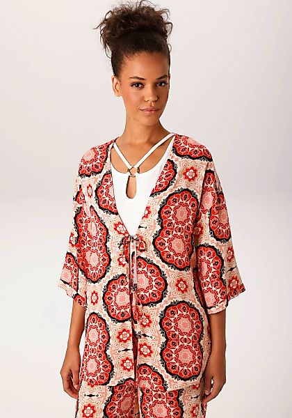 Aniston CASUAL Blusenkimono mit fantasievollem Mandala-Druck - NEUE KOLLEKT günstig online kaufen