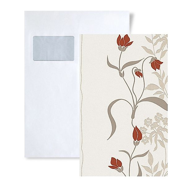 PROFHOME 1 MUSTERSTÜCK S-958741-GU DIN A4 MUSTER der Floral Tapete günstig online kaufen