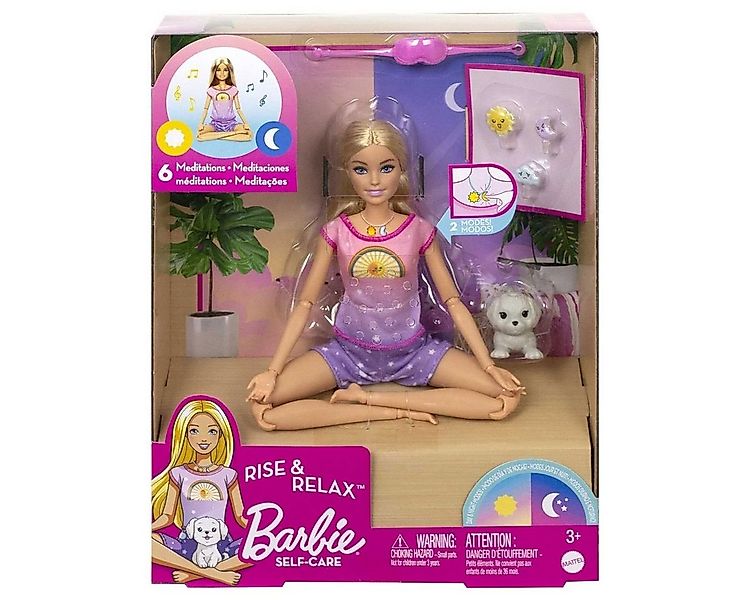 Mattel® Anziehpuppe Mattel HHX64 - Barbie - Self Care - Rise & Relax Medita günstig online kaufen
