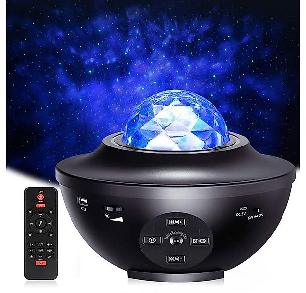 Rosnek LED Nachtlicht LED Sternenhimmel Musik Lampe, Bluetooth,USB,Geschenk günstig online kaufen