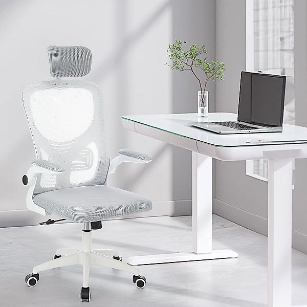 OULENBIYAR Bürostuhl Ergonomisch, Schreibtischstuhl Klappbaren Armlehnen, günstig online kaufen