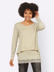 heine 2-in-1-Langarmshirt "Shirt 2 in 1" 1 Stk. tlg. günstig online kaufen