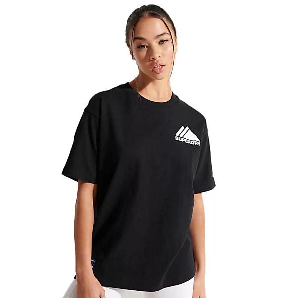 Superdry Mountain Sport Mono Mini Kurzarm T-shirt XS Black günstig online kaufen