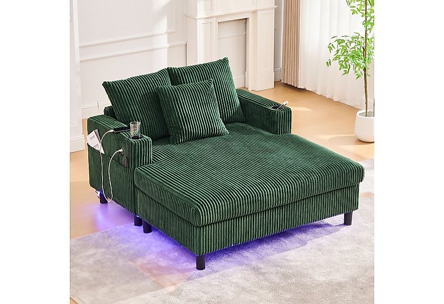 STILVORA Relaxsessel Liegestuhl Loungesessel mit Getränkehaltern,Sessel mit günstig online kaufen