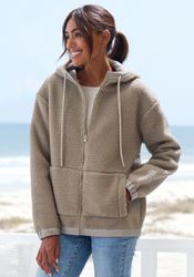 Elbsand Fleecejacke aus Teddy-Fleece- mit Kapuze günstig online kaufen