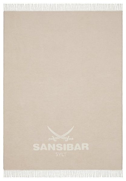 Plaid Wohndecke Jacquard Scotch Decke mit dekorativem Logo und Fransen, San günstig online kaufen