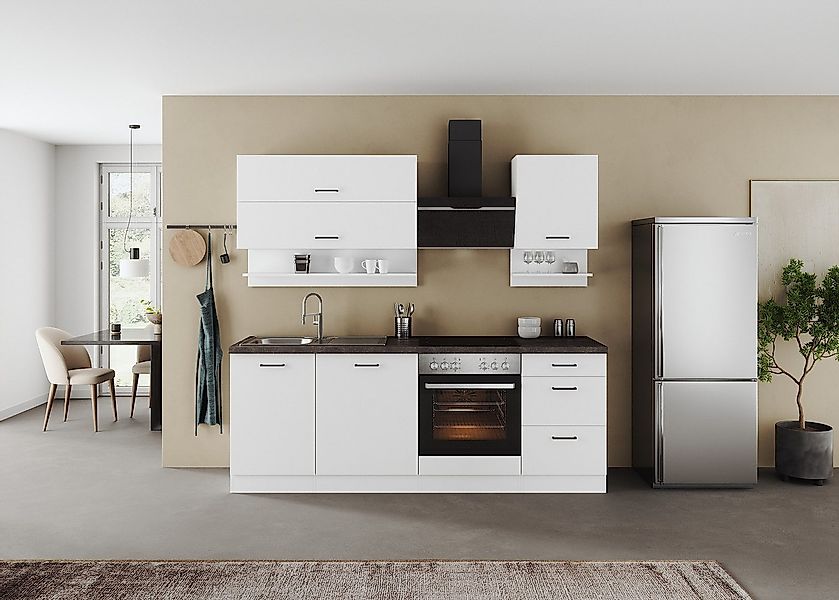 KOCHSTATION Küchenzeile KS-Frieda Breite 220 cm, wahlweise mit E-Geräten, m günstig online kaufen