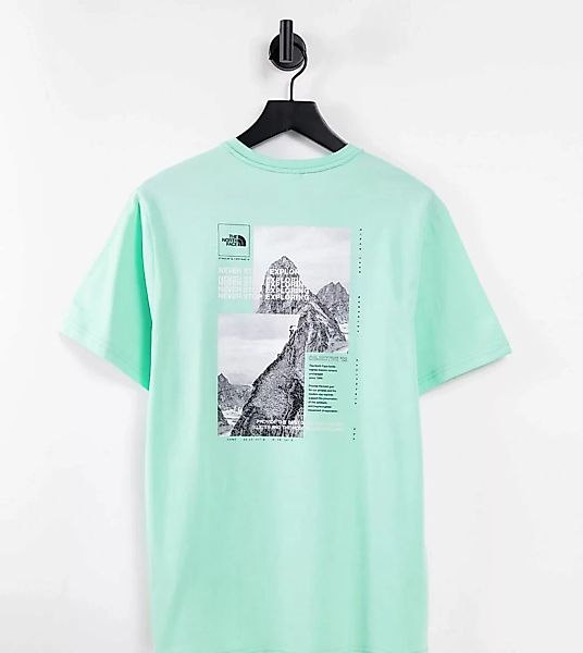 The North Face – Collage – T-Shirt in Grün/Weiß, exklusiv bei ASOS günstig online kaufen