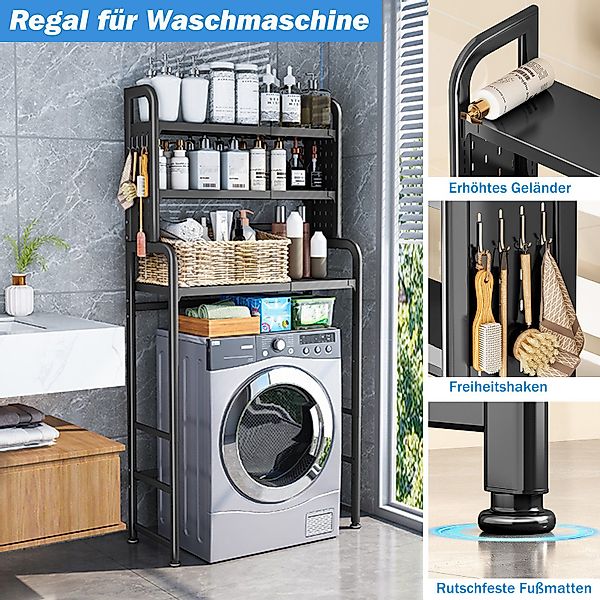 TWSOUL Waschmaschinenumbauschrank Waschmaschinenständer, Länge & Breite günstig online kaufen