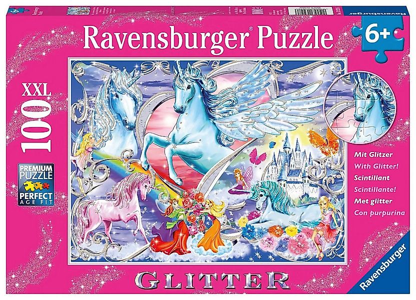 Ravensburger Puzzle Die schönsten Einhörner. Puzzle 100 Teile XXL, 100 Puzz günstig online kaufen