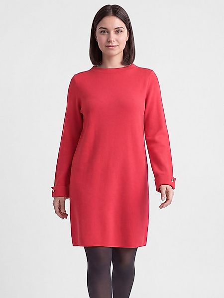 PEKIVESSA Strickkleid Feinstrickkleid gerader Schnitt fester Strick weicher günstig online kaufen