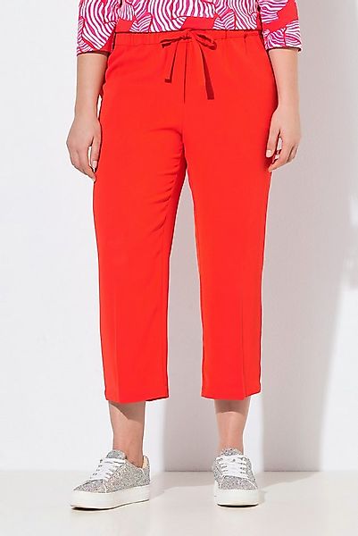 Ulla Popken Schlupfhose 7/8-Hose Bügelfalten Elastikbund günstig online kaufen