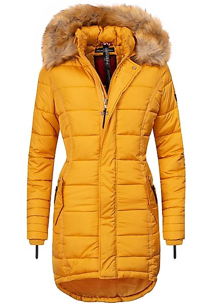 Navahoo Steppmantel Papaya hochwertiger Wintermantel m. günstig online kaufen