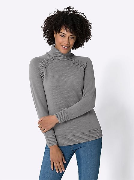 Sieh an! Strickpullover Rollkragenpullover günstig online kaufen