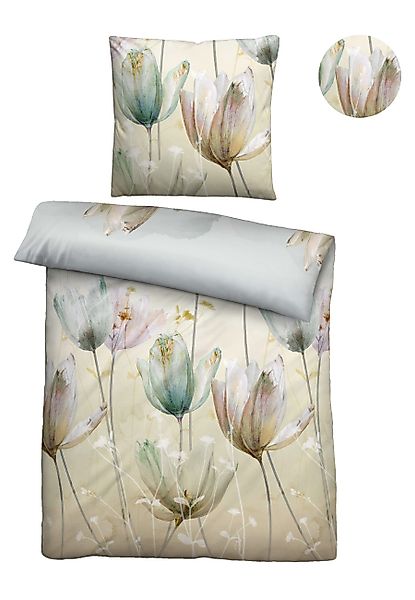 Biberna Bettwäsche 0614508, Mako-Satin, 2 teilig, günstig online kaufen