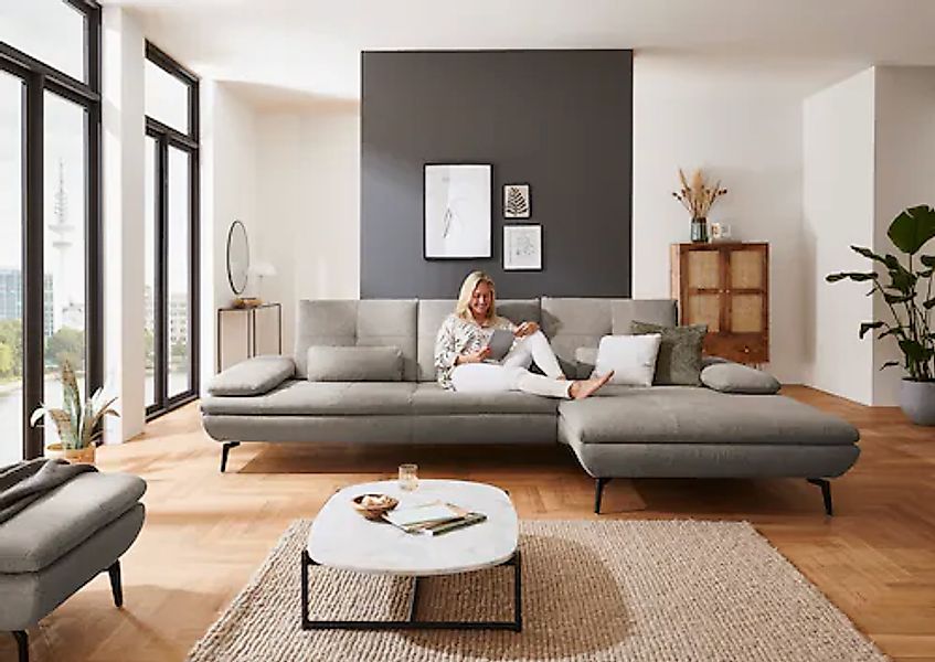 Die PlanBar Ecksofa »MP-IN23002 L-Form« wahlweise mit Armteil- und Sitztief günstig online kaufen
